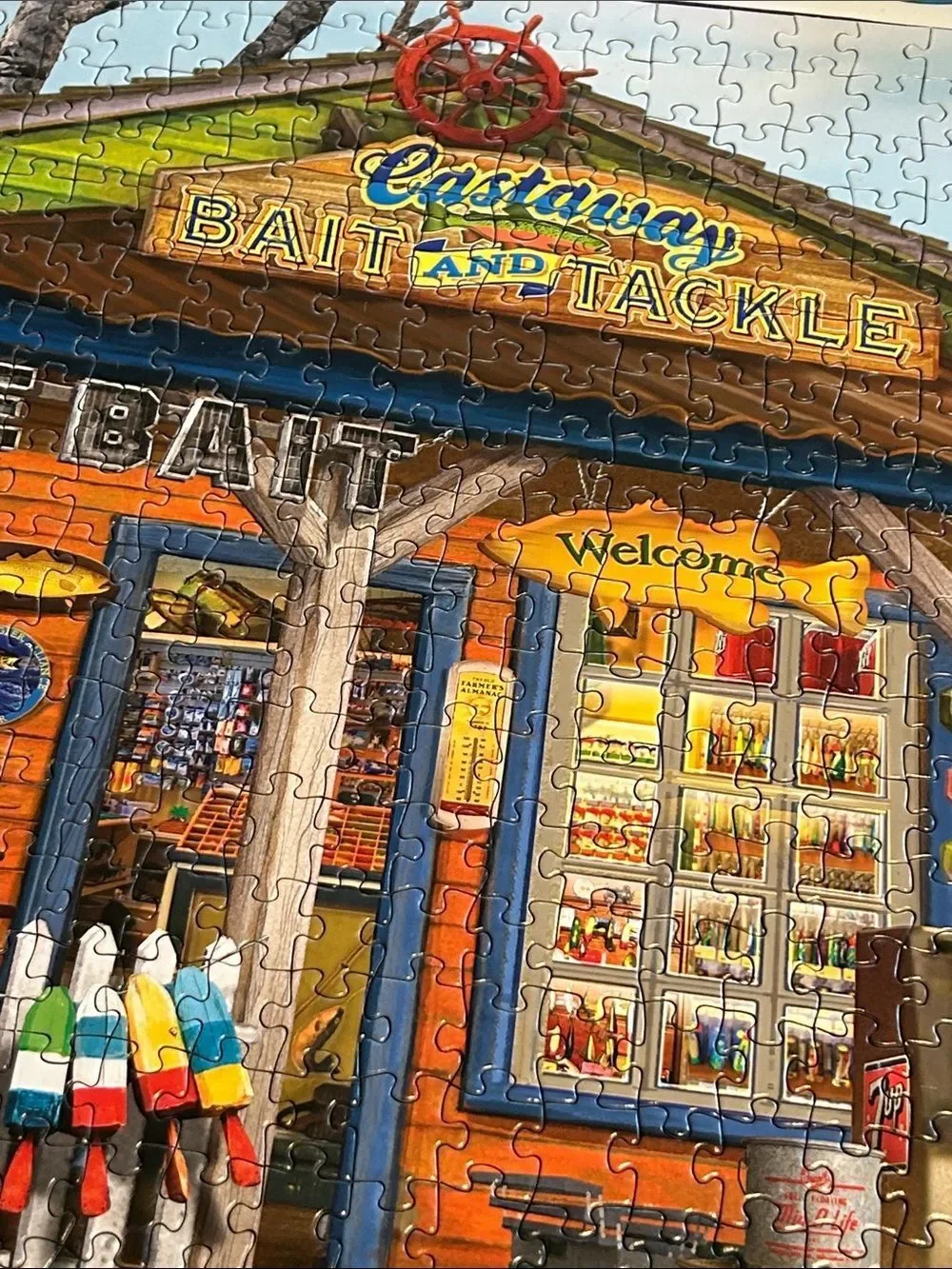 Castaway Bait and Tackle 1000 piece Puzzle 🧩 🧩